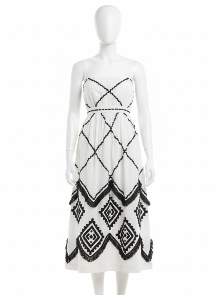 Anthropologie Verb Appliqued Maxi Women's Dress By Pallavi Singhee Msrp:$248 Nwt